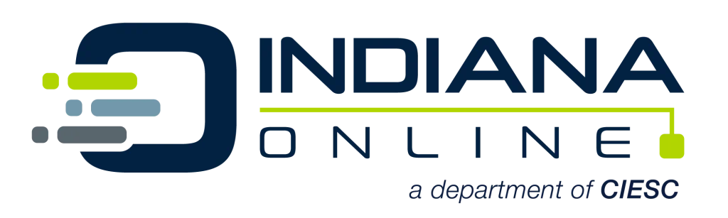 Indiana Online Logo - Color - Tagline